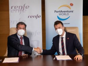 Renfe y PortAventura World se alían para fomentar el turismo de eventos y congresos