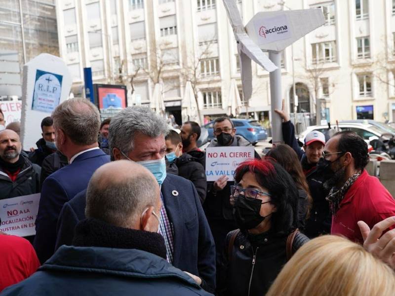 Unidas Podemos apoya en el Congreso las reivindicaciones de los trabajadores de Acciona Nordex de la Vall d’Uixó