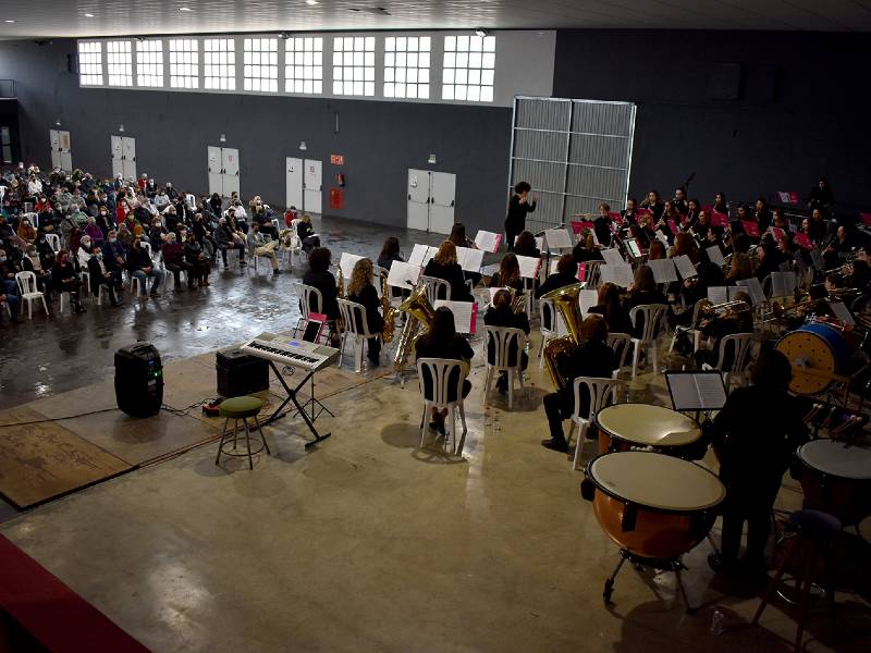 La Banda Sinfónica de Mujeres de la FSMCV, en Morella