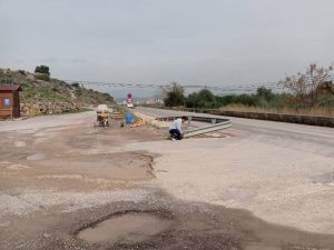 Almenara mejora y amplía los accesos de entrada y salida al Paraje dels Estanys