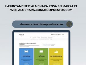 Los vecinos de Almenara podrán saber qué se hace con sus impuestos a través de una web