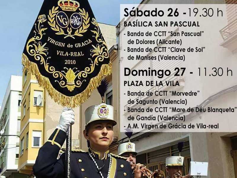 La semana Santa de Vila-real comienza este fin de semana con el Pregón Musical