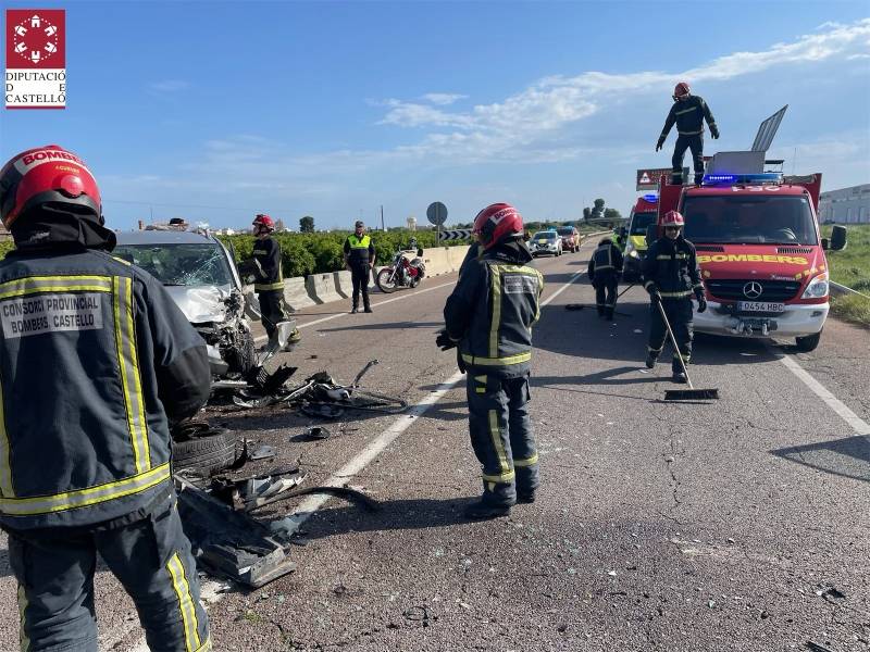 Accidente de tráfico deja 5 heridos en Les Alqueries