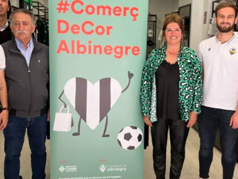 El Ayuntamiento lanza «Comerç De Cor Albinegre» para conmemorar el Centenario
