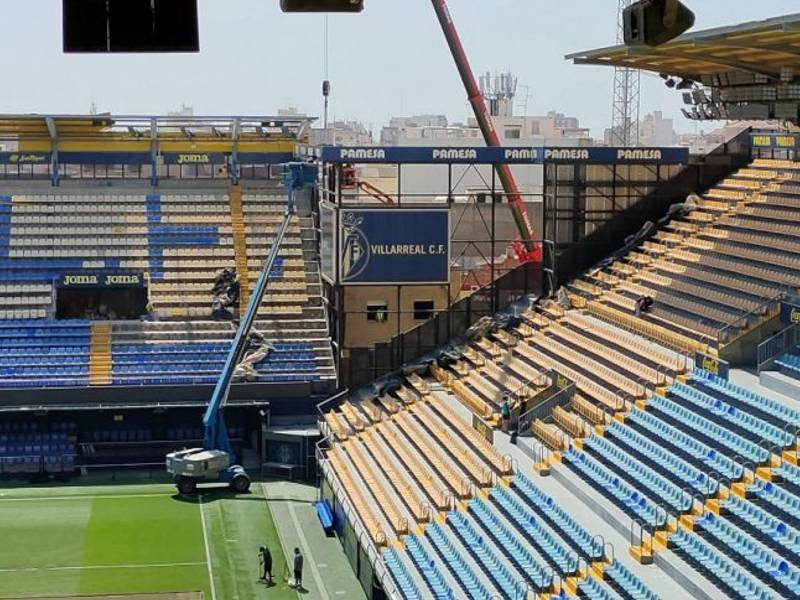 Comienzan las obras en el Estadio de la Cerámica