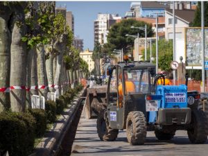 Las primeras obras de la Avenida de Lidón finalizarán en Junio