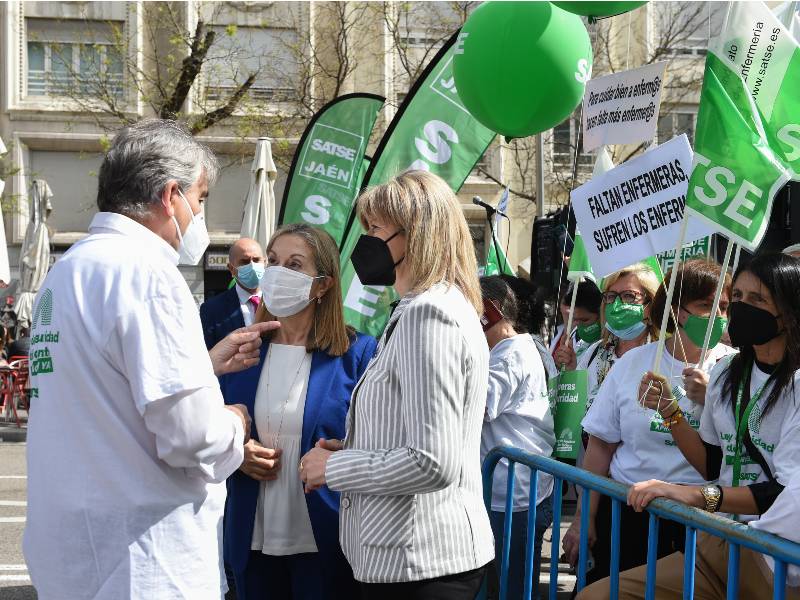 Concentraciones de SATSE por el Día Internacional de la Enfermera