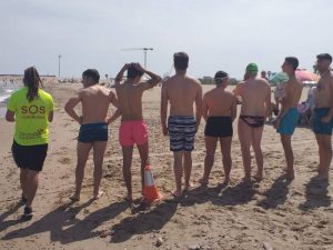 La playa del Arenal de Burriana escenario de la selección de los vigilantes de la playa provinciales