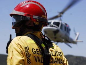 Evolución favorable en la extinción del fuego de Bejís