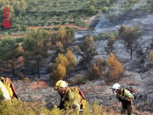 Estabilizado el incendio de Viver y Caudiel en el Alto Palancia