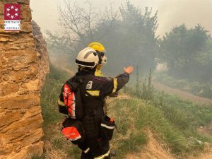 Compromís pregunta si el Gobierno ha comprobado que el incendio de Caudiel fue generado por chispas de tren