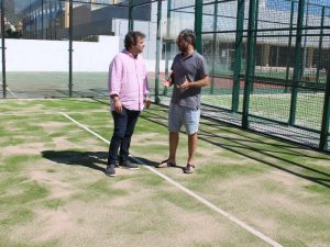 Nueva pista de pádel en el polideportivo municipal de Benicàssim