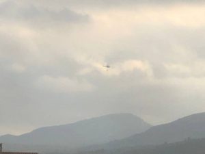 Incendio en Les Coves de Vinromà-Castellón