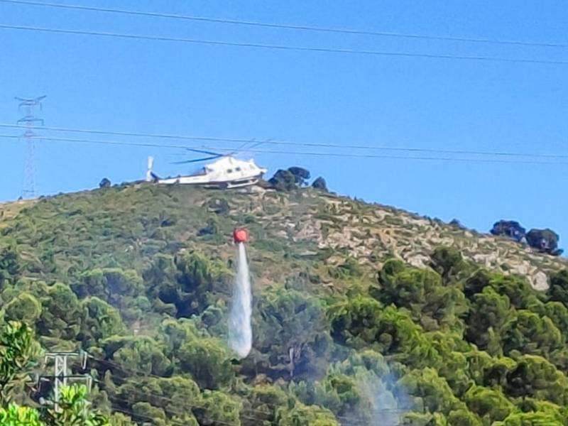 Incendio en Sant Joan de Moró-Castellón