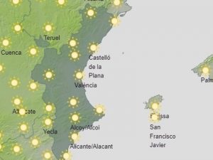 Alerta por temperaturas extremas en la Comunitat Valenciana