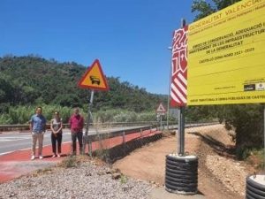 Nueva vía ciclopeatonal entre la Pobla de Tornesa y Vilafamés (Castellón)