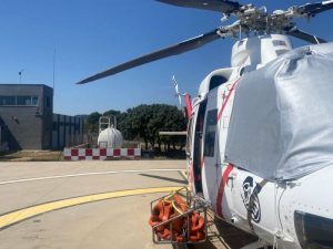 Plena compatibilidad aérea de la base de Emergencias del helipuerto de Tirig