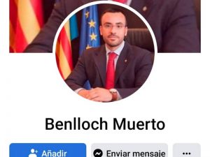 El alcalde de Vila-real denuncia amenazas tras la creación del perfil “Benlloch muerto”