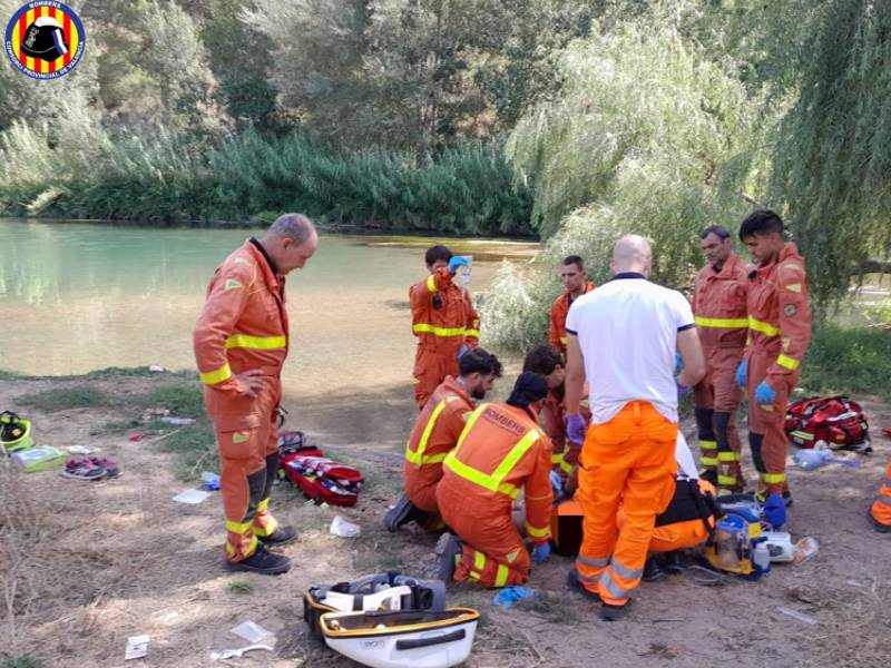 Fallece ahogado y su hija es rescatada en el río Túria en la Presa de Manises-Valencia