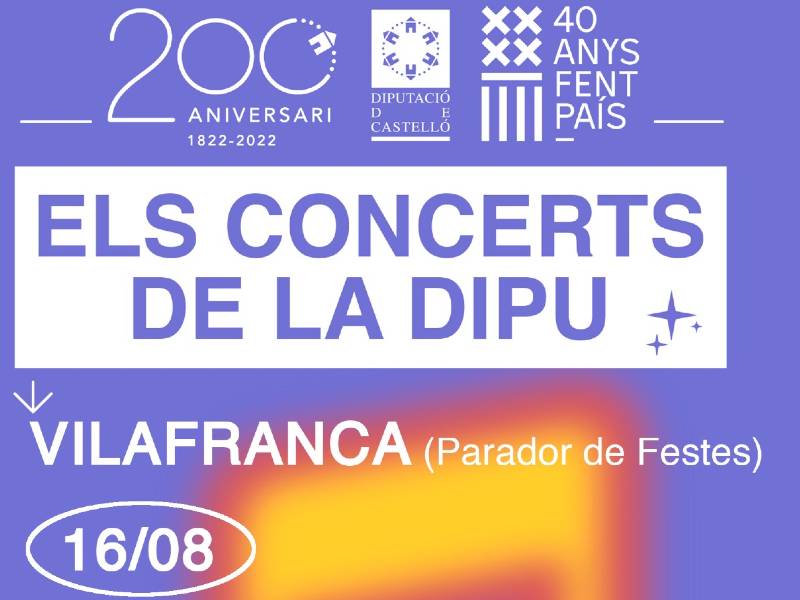 «Els concerts de la Dipu» con Killus, Josep Lluís Notari, La Pepa y Malparlat en Vilafranca