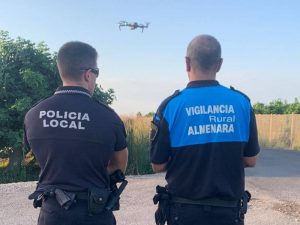 Guardería Rural en el servicio de vigilancia con dron en Almenara