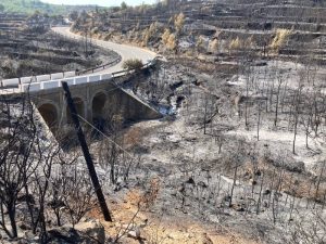 El incendio de Les Useres se da por extinguido