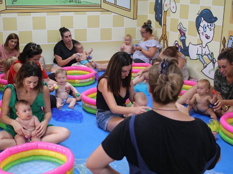 Talleres de estimulación sensorial con bebés en Onda