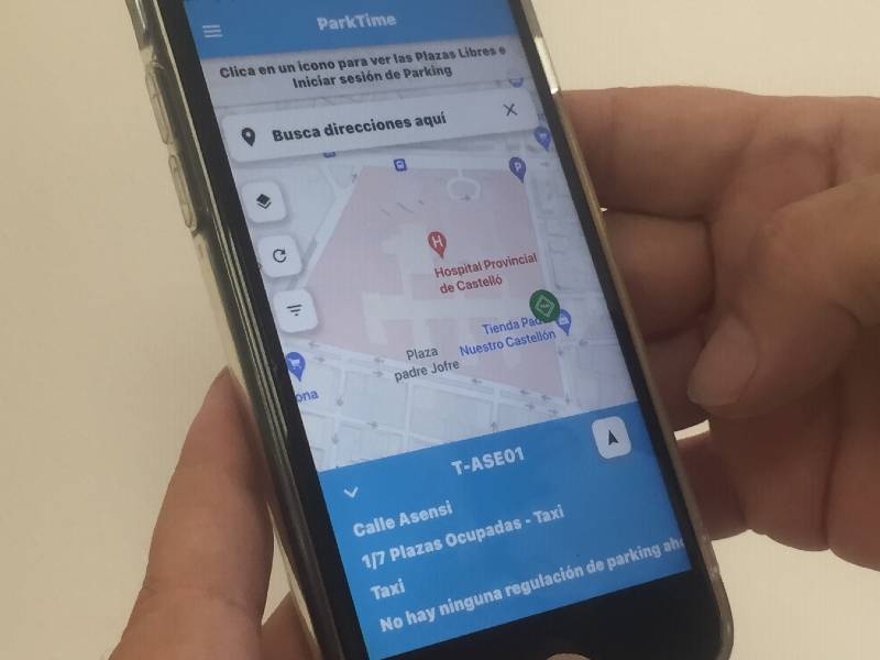 ‘App’ móvil gratuita ‘ParkTime’ para controlar las plazas de estacionamiento reservado