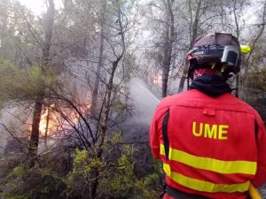 Incendio de Bejís: Activo con condiciones favorables de humedad