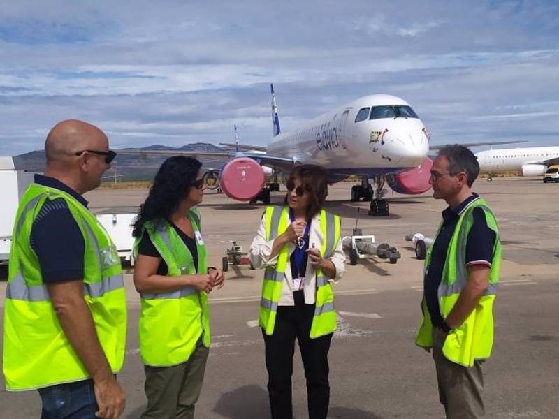 El Aeropuerto de Castellón se reúne con CCOO PV en su compromiso de desarrollo del territorio