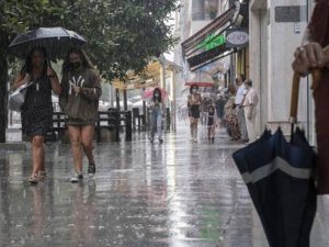 Lluvias y tormentas con posibilidad de granizo en la Comunitat Valenciana