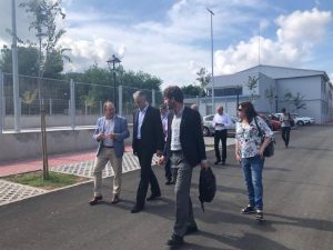 El vicepresidente segundo y conseller de Vivienda Héctor Illueca visita Santa Magdalena