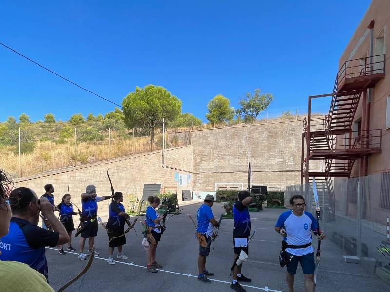 Diputación cede las instalaciones de Penyeta Roja para la práctica del «Tiro con Arco» a nivel provincial