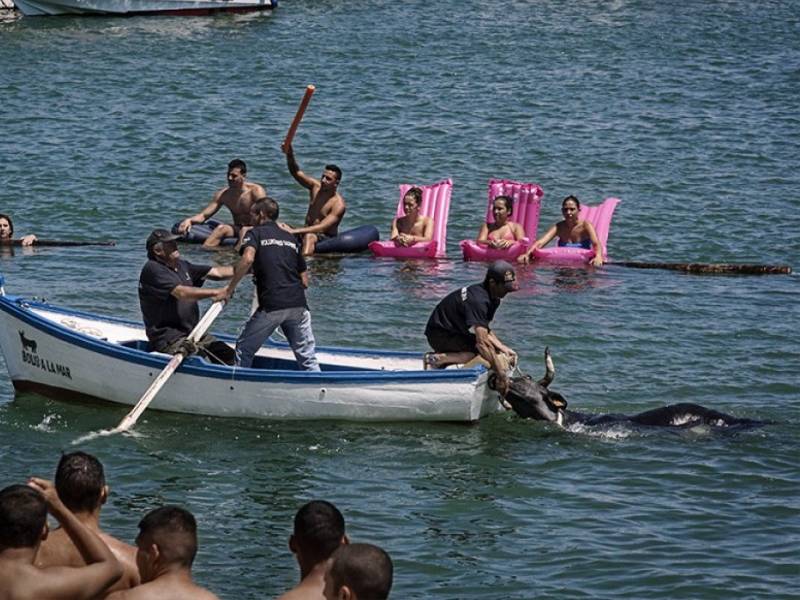 Herido grave por cornada en los ‘bous a la mar’ de Xàbia-Alicante