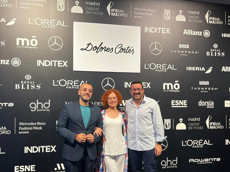 Vila-real apoya a la diseñadora internacional Dolores Cortés en la Mercedes-Benz Fashion Week