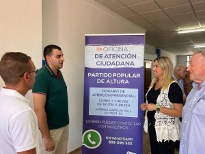 Inauguración de la oficina de atención ciudadana del PP en Altura