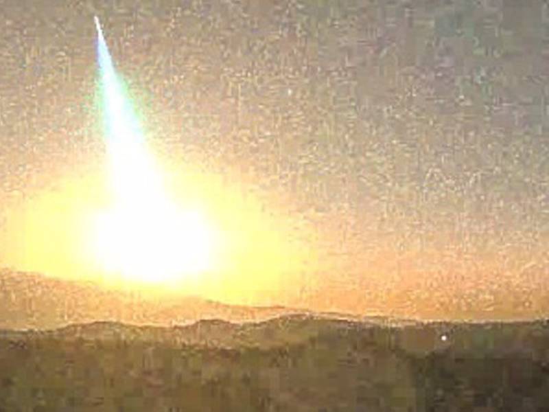Una bola de fuego de origen asteroidal atraviesa el cielo de Andalucía