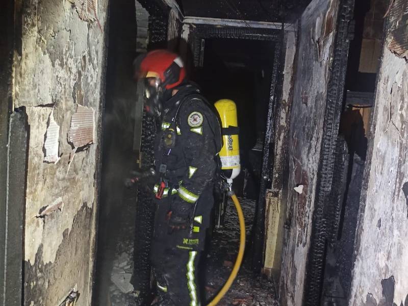 Incendio en una vivienda de Benicarló