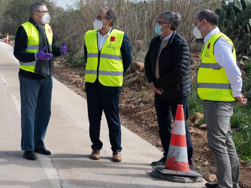 Diputación invertirá alrededor de 125.000 Euros en la carretera Rossell-Bel
