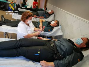 La Comandancia de la Guardia Civil de Castellón se suma un año más a la campaña de donación de sangre