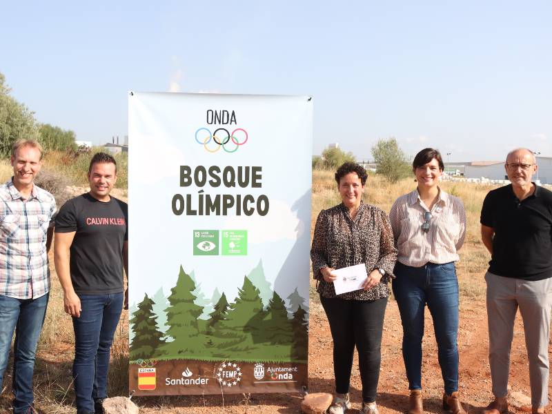 El COE plantará en Onda uno de los 5 bosques olímpicos de toda España para combatir el cambio climático