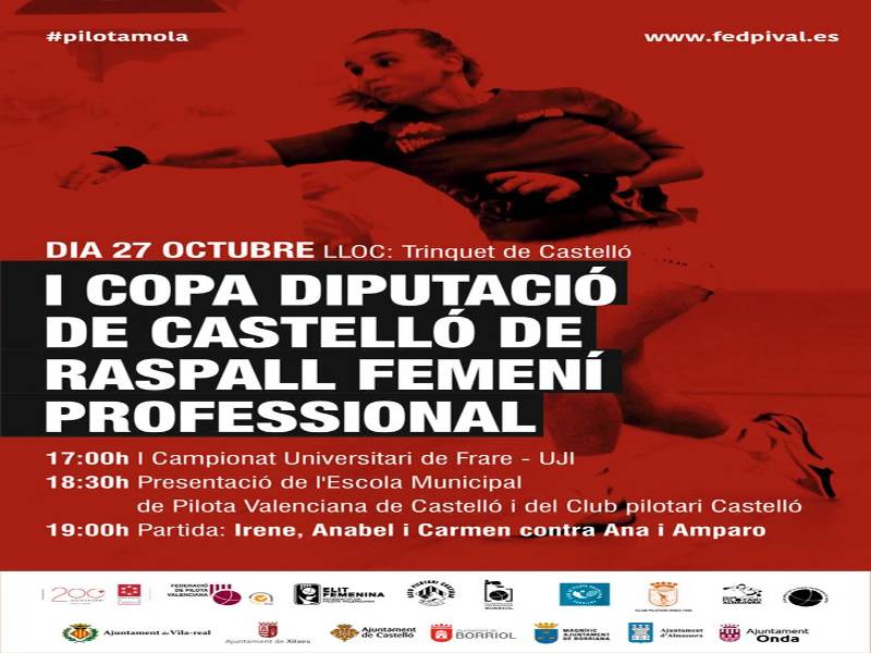 La Copa de Raspall femení arriba a Castelló