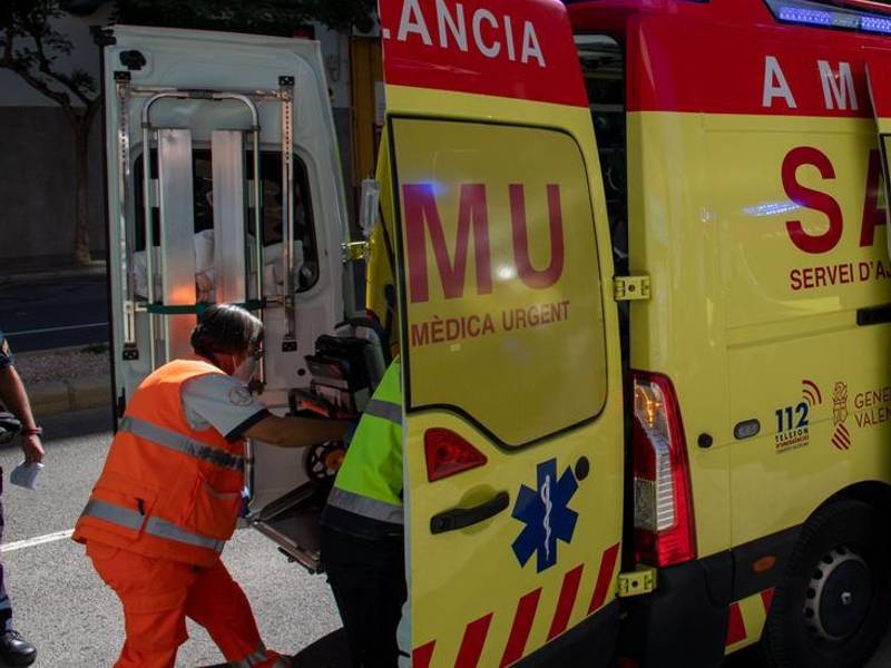 Choque mortal entre un coche y una moto en Gata de Gorgos con el fallecimiento de una mujer de 85 años