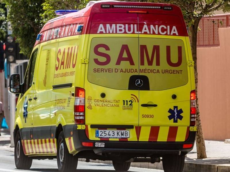 3 mujeres y un menor de 8 años heridos en un accidente en la Vall d’Uixó