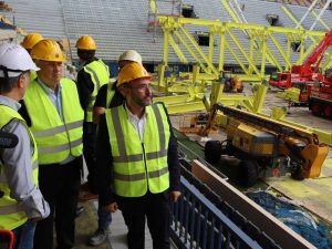 Las obras del Estadio de la Cerámica de Vila-real avanzan a buen ritmo