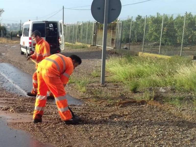 La Diputació de Castelló aquest dilluns ha habilitat totes les carreteres provincials després d’actuar en 17 vials afectats pel temporal