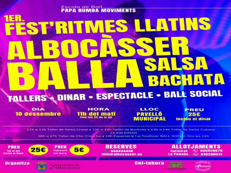 I Festival de ritmos latinos en Albocàsser