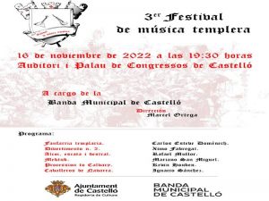 3er Festival de Música Templera a Castelló