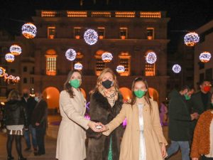 Plan de ahorro energético en el encendido de luces de Navidad de Castellón