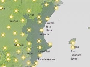 Rachas de viento de hasta 90 km/h en el interior de Castellón con bajada de temperaturas en la Comunitat Valenciana